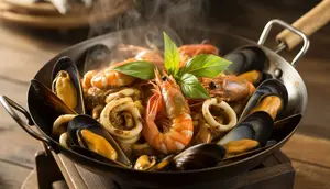 Resep Seafood Lada Hitam Kemangi yang Gurih Menggugah