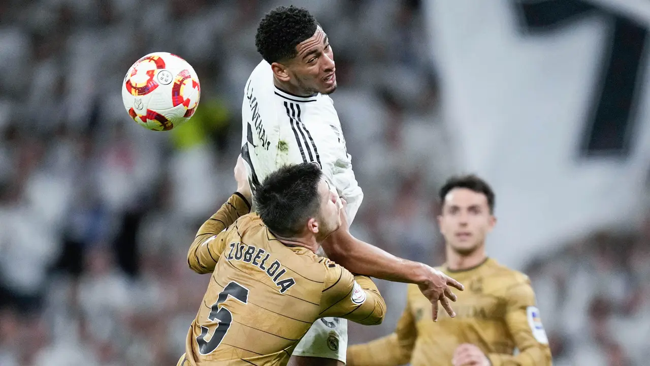 Foto: Drama di Laga Real Madrid vs Real  Sociedad, Los Blancos Susah Payah Melaju ke Final Copa Del Rey