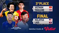 Link Live Streaming Perebutan Tempat Ketiga dan Final Piala AFF U-19 di Vidio