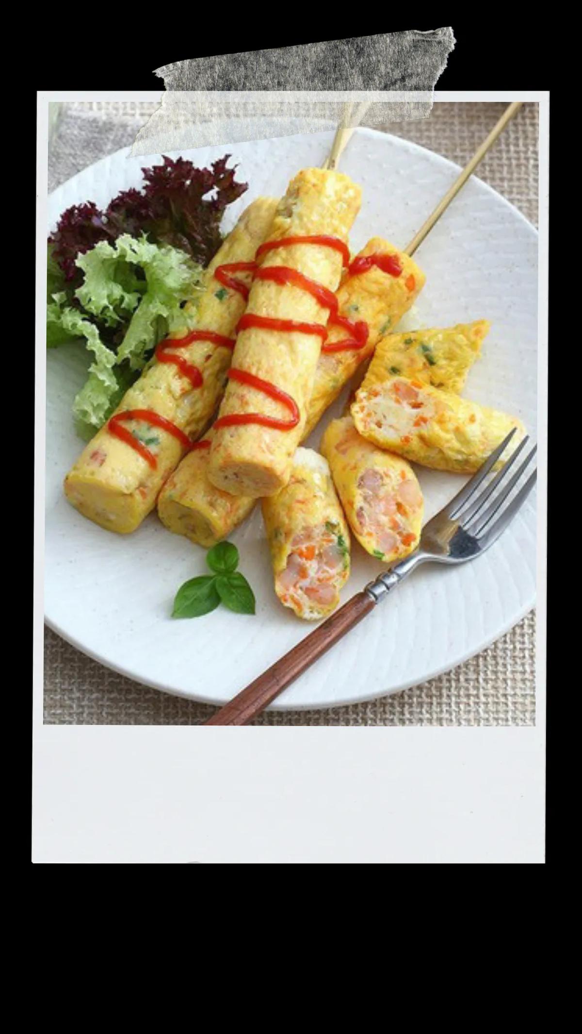 17. Resep Sostel (Sosis Telur)