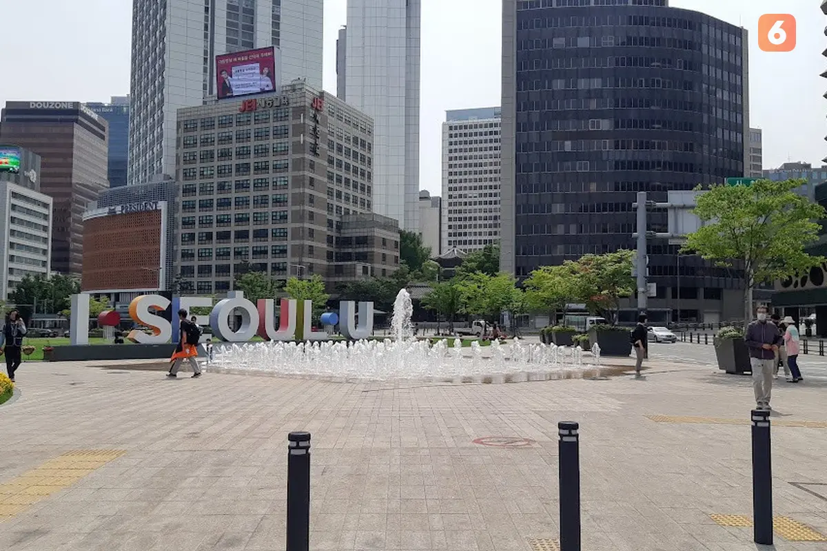 Kota Seoul, Korea Selatan di tengah pelonggaran aturan COVID-19. (Liputan6.com/ Tanti Yulianingsih)