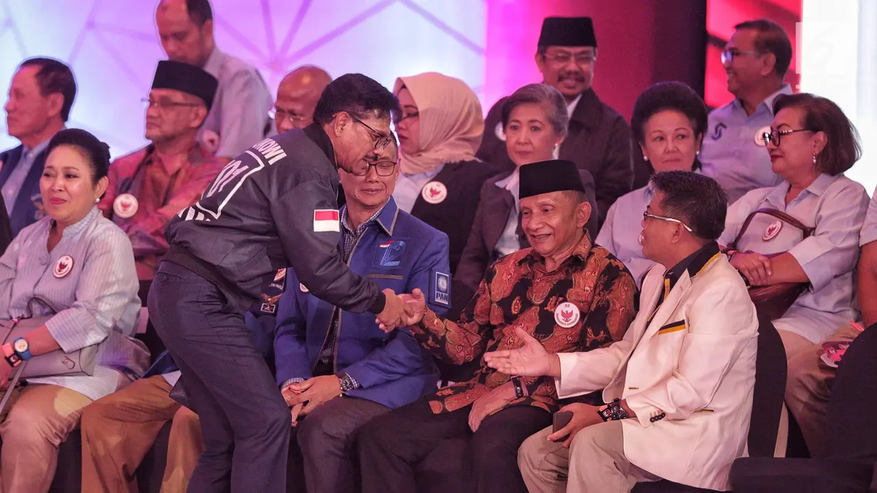 Tokoh Pendukung Capres dan Cawapres di Debat Perdana Pilpres 2019