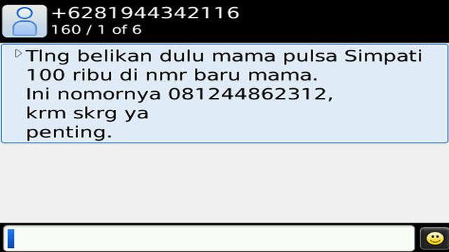 Bos Penipuan Sms Mama Minta Pulsa Raup Rp 3 7 Juta Per Hari News Liputan6 Com Sejumlah calon satpam yang sedang mengikuti pelatihan mendapatkan sms yang berbau tipuan mama minta pulsa. bos penipuan sms mama minta pulsa raup