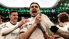 Ekspresi emosional bek Borussia Monchengladbach setelah mencetak gol kemenangan atas Union Berlin dalam laga pekan ke-24 Bundesliga 2025/2026, Minggu (1/3/2026). (Instagram Kevin Diks)