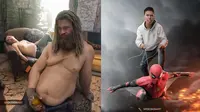 6 Editan Foto Pria Bersama Superhero Ini Kreatif Sekaligus Kocak (sumber: Instagram/srdesignart)