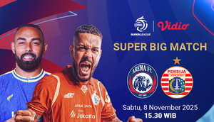Saksikan Arema vs Persija eksklusif di Vidio. (dok. vidio.com)