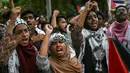 Perang antara millisi Hamas dan Israel telah berlangsung sejak 7 Oktober 2023 lalu. (Arun SANKAR/AFP)