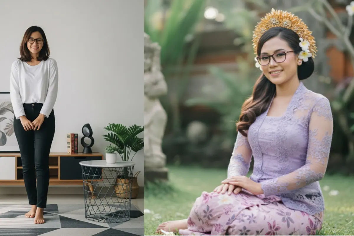 Prompt AI Edit Foto Pakai Baju Adat Bali/ Ilustrasi AI