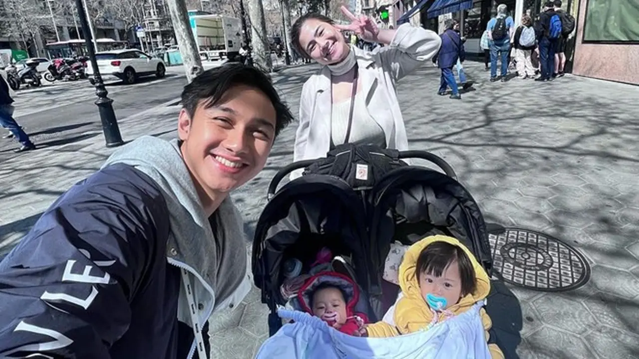6 Potret Felicya Angelista dan Caesar Hito Ajak Anak Liburan ke Eropa, Curi Perhatian