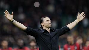 Zlatan Ibrahimovic memutuskan gantung sepatu di AC Milan pada akhir musim ini. Ibrakadabra yang berkarier di AC Milan dalam dua periode yakni 2010-2012 dan 2020-2023 ini telah mengoleksi 93 gol dan 35 assist dari 163 pertandingan di semua kompetisi. (AP Photo/Antonio Calanni)