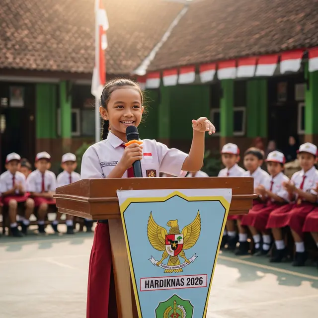 12 Contoh Pidato Hardiknas untuk Anak SD, Tema Menarik dan Penuh Makna
