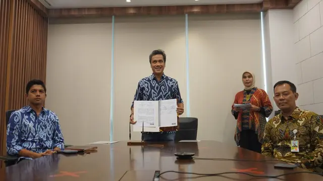Pertamina NRE dan RusHydro menandatangani nota kesepahaman tentang pengembangan pembangkit listrik tenaga air (PLTA) di Indonesia. (Dok Pertamina)
