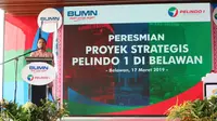 Menteri Rini Resmikan Sejumlah Proyek Strategis Pelindo I di Belawan. Dok BUMN