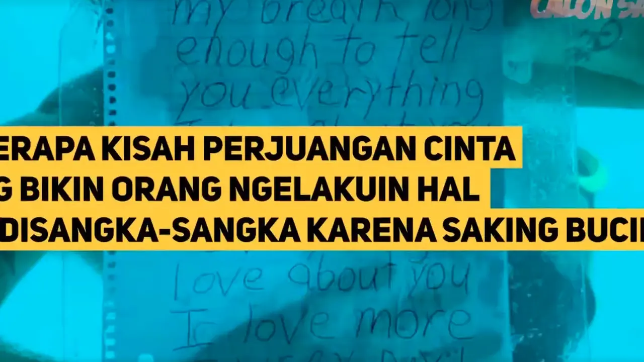 Cinta Dapat Membuat Orang-Orang Ini Rela Melakukan Hal yang Tidak Pernah Disangka. sumberfoto: Calon Sarjana