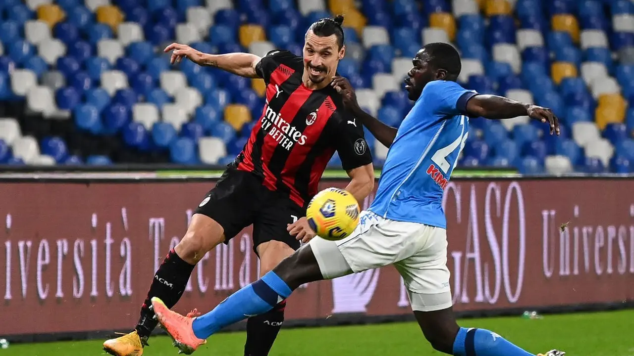 FOTO: Penampilan Gemilang Ibrahimovic Bawa AC Milan Taklukkan Napoli