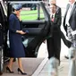 Meghan Markle saat menghadiri pernikahan Putri Eugenie (Foto: Gareth Fuller / POOL / AFP)