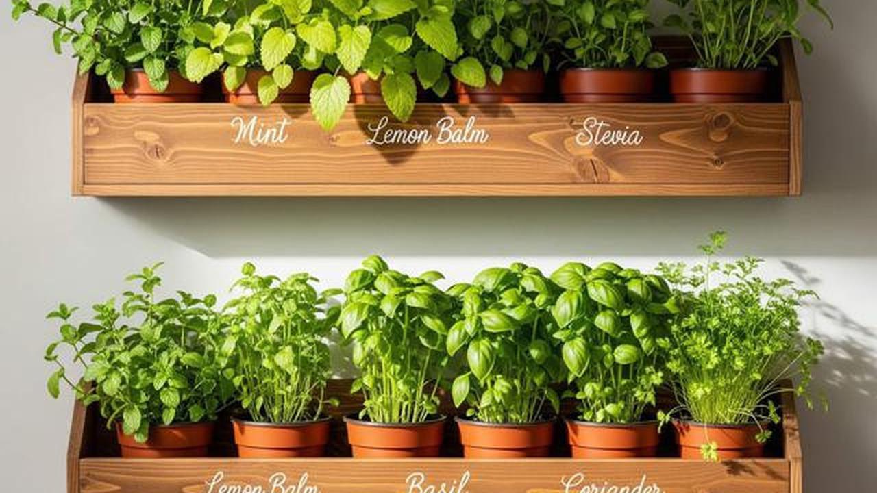 7 Kebun Sayur dan Herbal Pakai Rak Susun Dinding Rumah, Panen Segar Setiap Hari