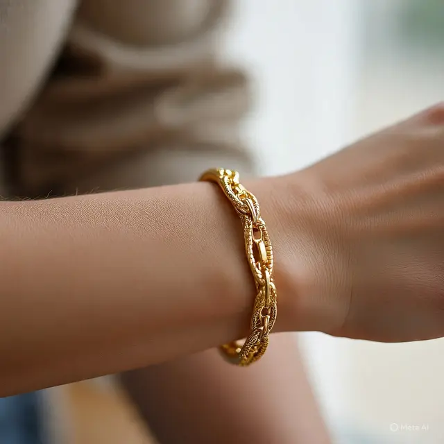 Model Gelang Emas 4 Mayam