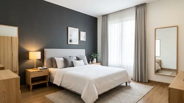 Kamar Tidur Charcoal Gray