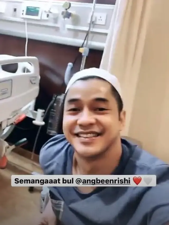 Momen Persalinan Anak Pertama Angbeen Rishi. (Sumber: Instagram/adlyfayruz dan Instagram/angbeenrishi)