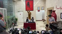 Sekretaris Jenderal Partai Demokrasi Indonesia Perjuangan (PDIP) Hasto Kristiyanto mundurnya Mahfud Md dari jabatan Menko Polhukam bukan demi urusan elektoral. (Nanda Perdana/Liputan6.com).