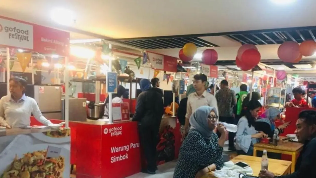 GoFood Festival di Blok M, Jakarta Selatan