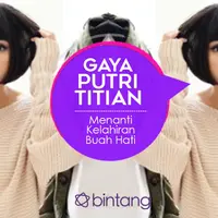Gaya Putri Titian Menanti Kelahiran Buah Hati. (Foto: Instagram/@putrititian, Desain: Nurman Abdul Hakim/Bintang.com)