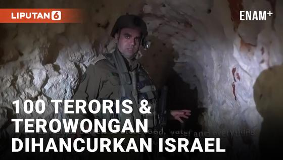 VIDEO: Israel Hancurkan Terowongan di Lebanon Selatan