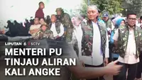 Menteri PU Tinjau Aliran Kali Angke
