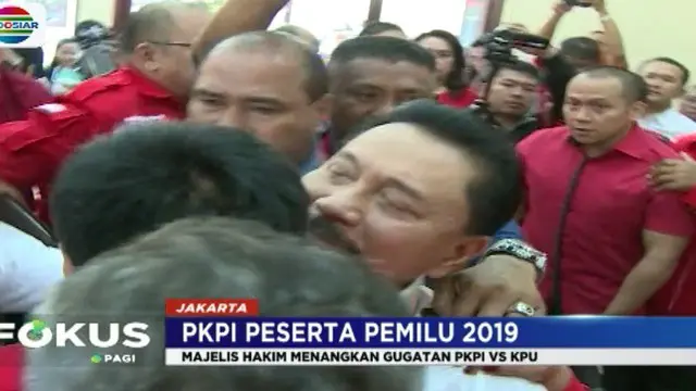 Majelis hakim Pengadilan Tata Usaha Negara, memerintahkan KPU untuk menerbitkan surat penetapan bagi PKPI sebagai peserta pemilu 2019.
