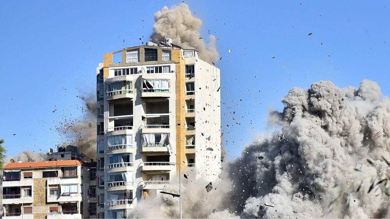 Rudal Israel hancurkan bangunan di Lebanon dalam sekejap