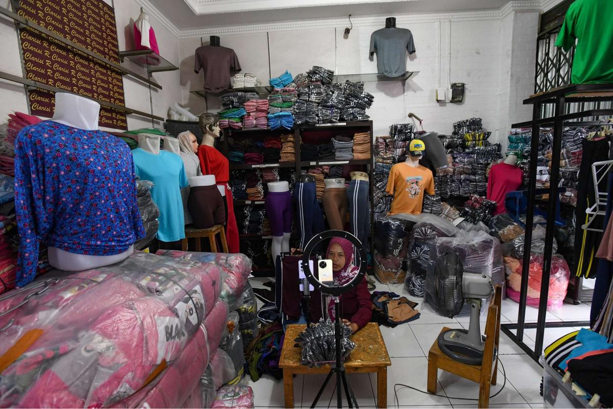 Geliat UMKM konfeksi jelang Lebaran