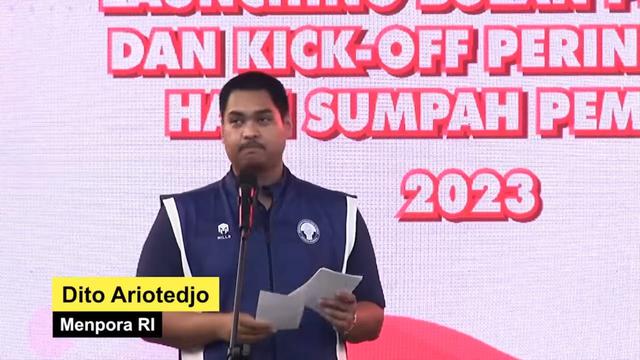 Kemenpora meluncurkan bulan pesta dan pesta prestasi dalam perayaan hari Sumpah Pemuda 2023