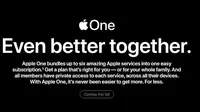 Apple One (sreenshot https://www.apple.com/apple-one/)