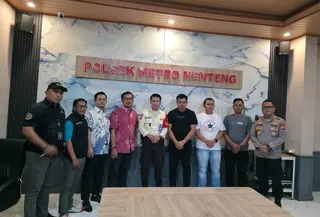 Cekcok Polisi Pengemudi Alphard dan Satpam Diselesaikan Kekeluargaan (Istimewa)