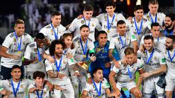 1. Real Madrid – Real Madrid dikenal memiliki lini tengah yang berkualitas. Trio Casemiro, Luka Modric dan Toni Kroos membuat kualitas lini tengah Real Madrid terjaga. (AFP/Giuseppe Cacace)