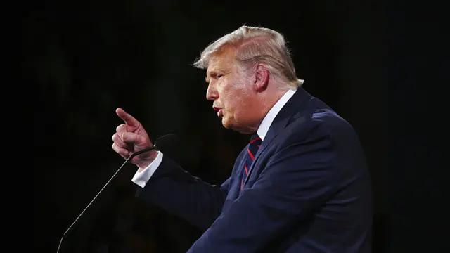 FOTO: Debat Perdana Calon Presiden Amerika Serikat