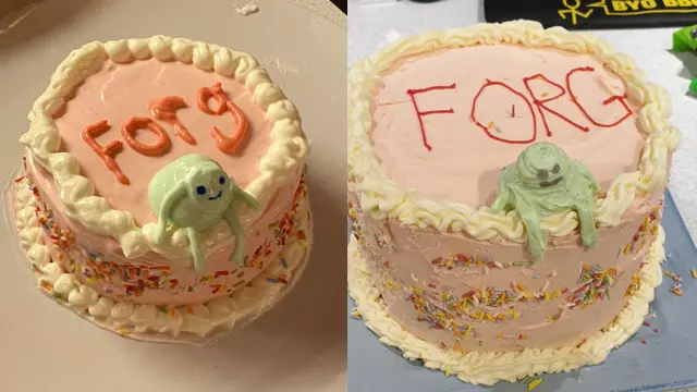 Tak Sesuai Ekspektasi, 7 Kue Ulang Tahun Ini Bikin Ngakak. (Sumber: boredpanda)