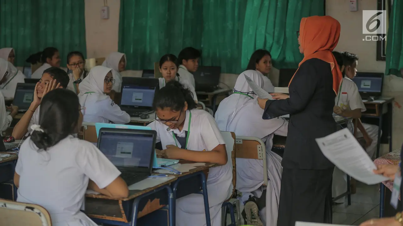 Siswa SMP DKI Jakarta Ikuti UNBK