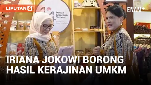 VIDEO: Iriana Jokowi Borong Batik hingga Gelang dari UMKM Binaan Pertamina di Dekranas Expo 2024