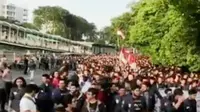 Universitas Trisakti menginginkan keadilan dan penegakan hukum di Indonesia. (Liputan 6 SCTV)