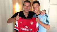 Mesut Oezil dan Podolski Siap Guncang Arsenal