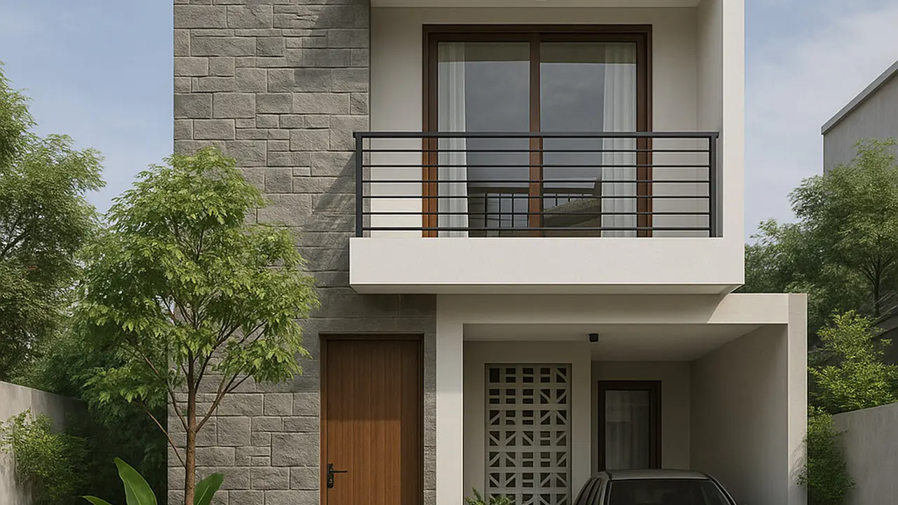 7 Desain Rumah Minimalis 2 Lantai di Lahan 6x10 yang Nyaman, Estetik dan Fungsional