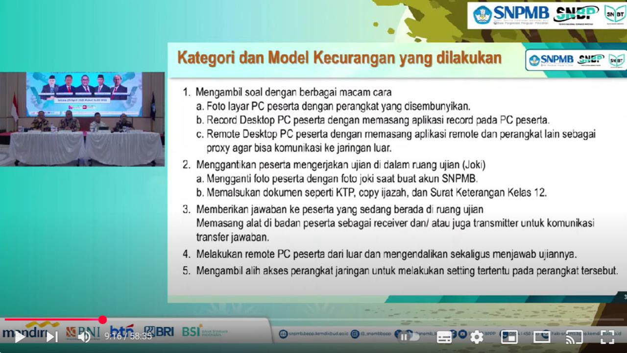 Kecurangan SNPMB 2025