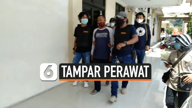 VIDEO: Polisi Tangkap Pria Penampar Perawat