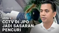CCTV di JPO Jakarta yang biasa digunakan untuk memotret pelaku kejahatan, malah jadi sasaran pencurian. Aksi dilakukan pagi hari saat kondisi JPO masih sepi.