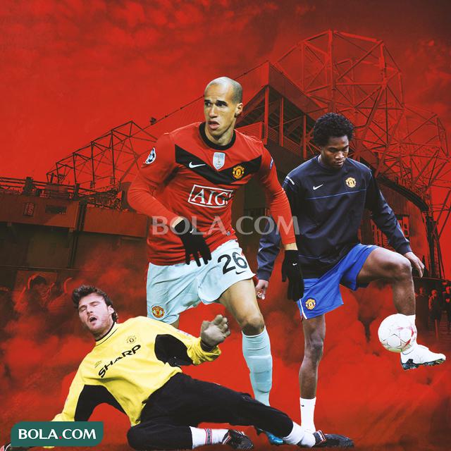 Manchester United - Massimo Taibi, Gabriel Obertan, Manucho Goncalves