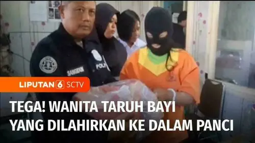 Bayi Tertidur di Panci