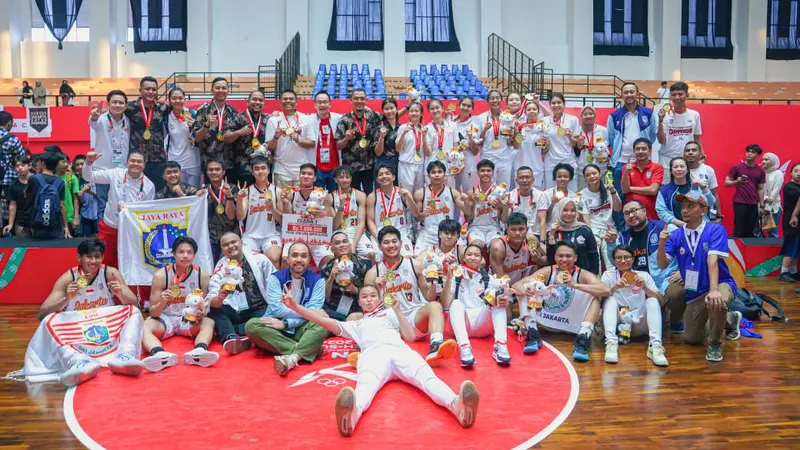 DKI Jakarta merebut emas basket putra dan putri 5on5 di PON 2024