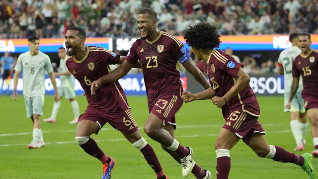 FOTO Venezuela Vs Meksiko